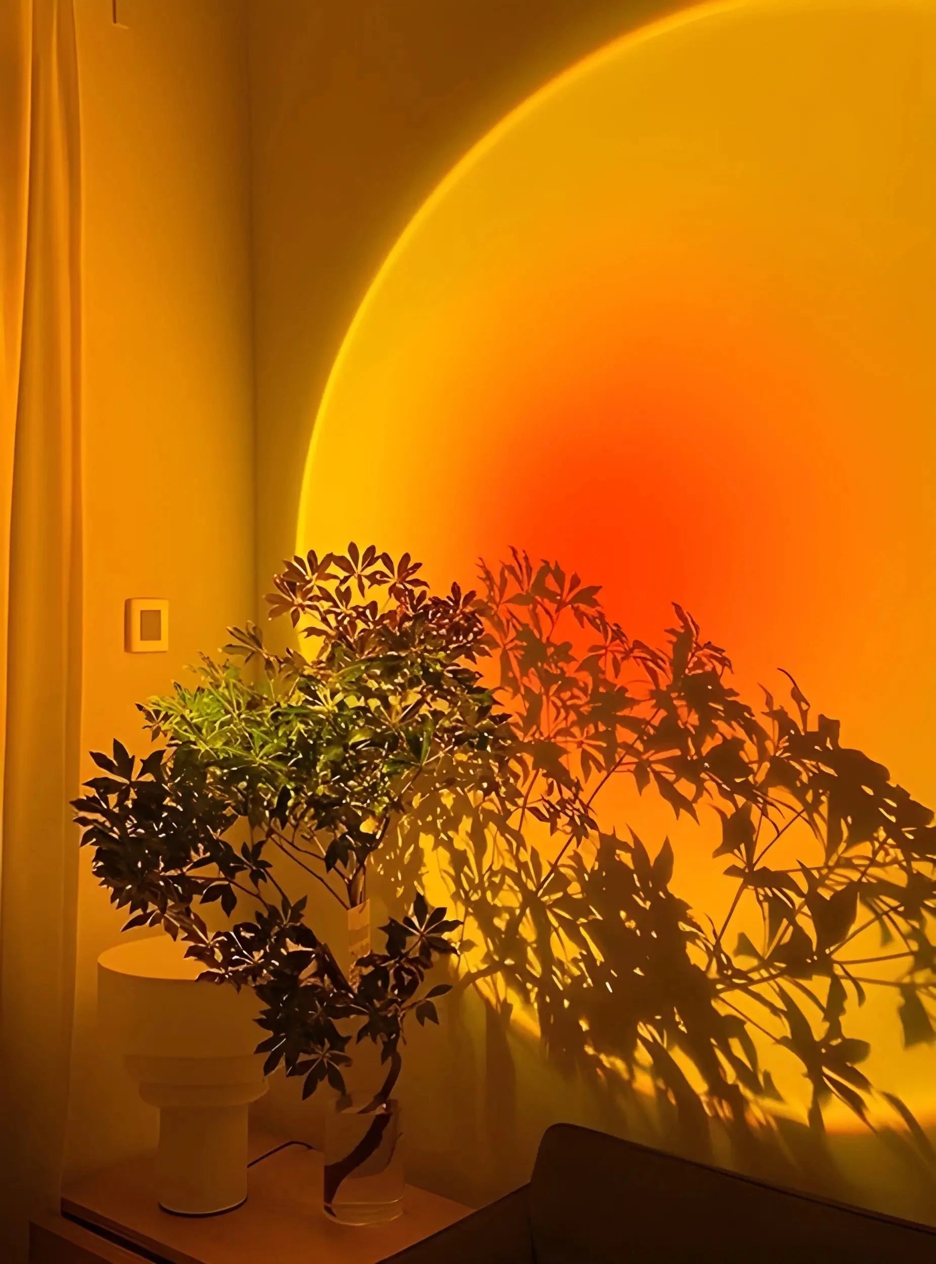 Slimme zonsonderganglamp