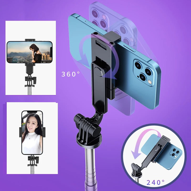ProFlex 4-in-1 Selfie Stick & LED Ring Stand