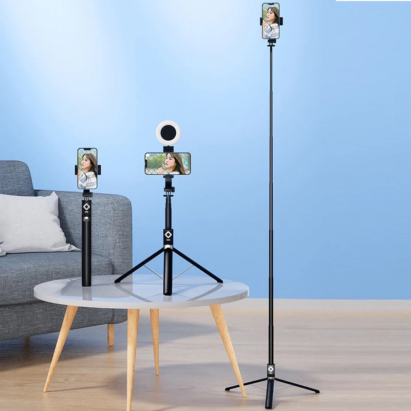 ProFlex 4-in-1 Selfie Stick & LED Ring Stand