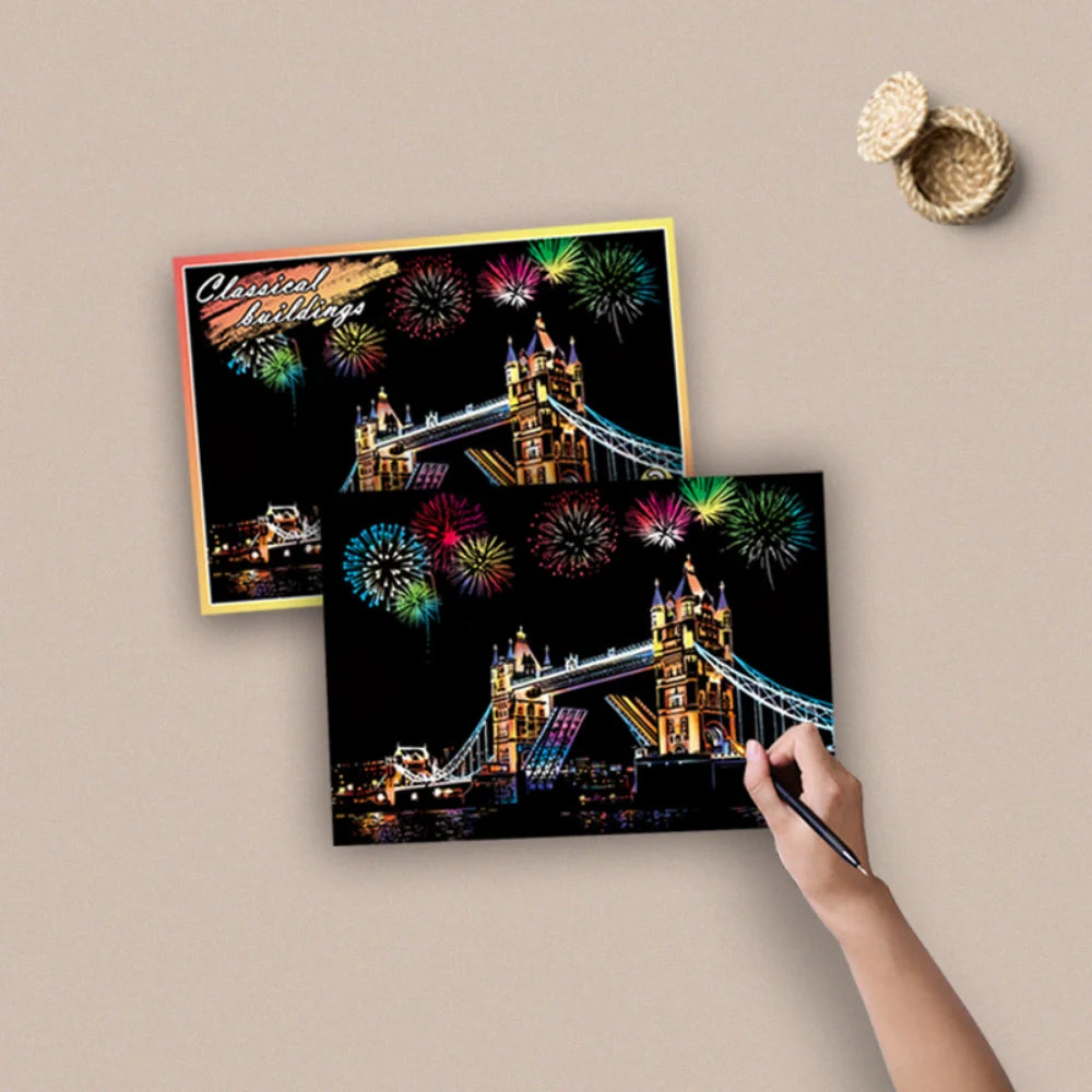 Magische Nachtkunst Kraskaarten