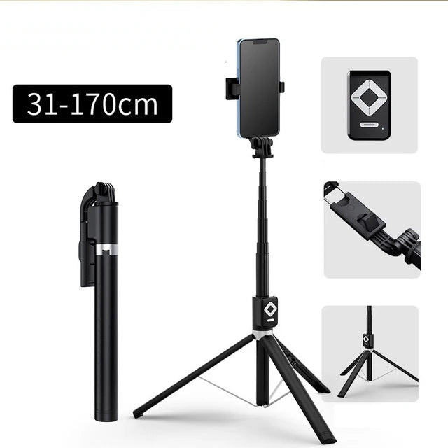 ProFlex 4-in-1 Selfie Stick & LED Ring Stand