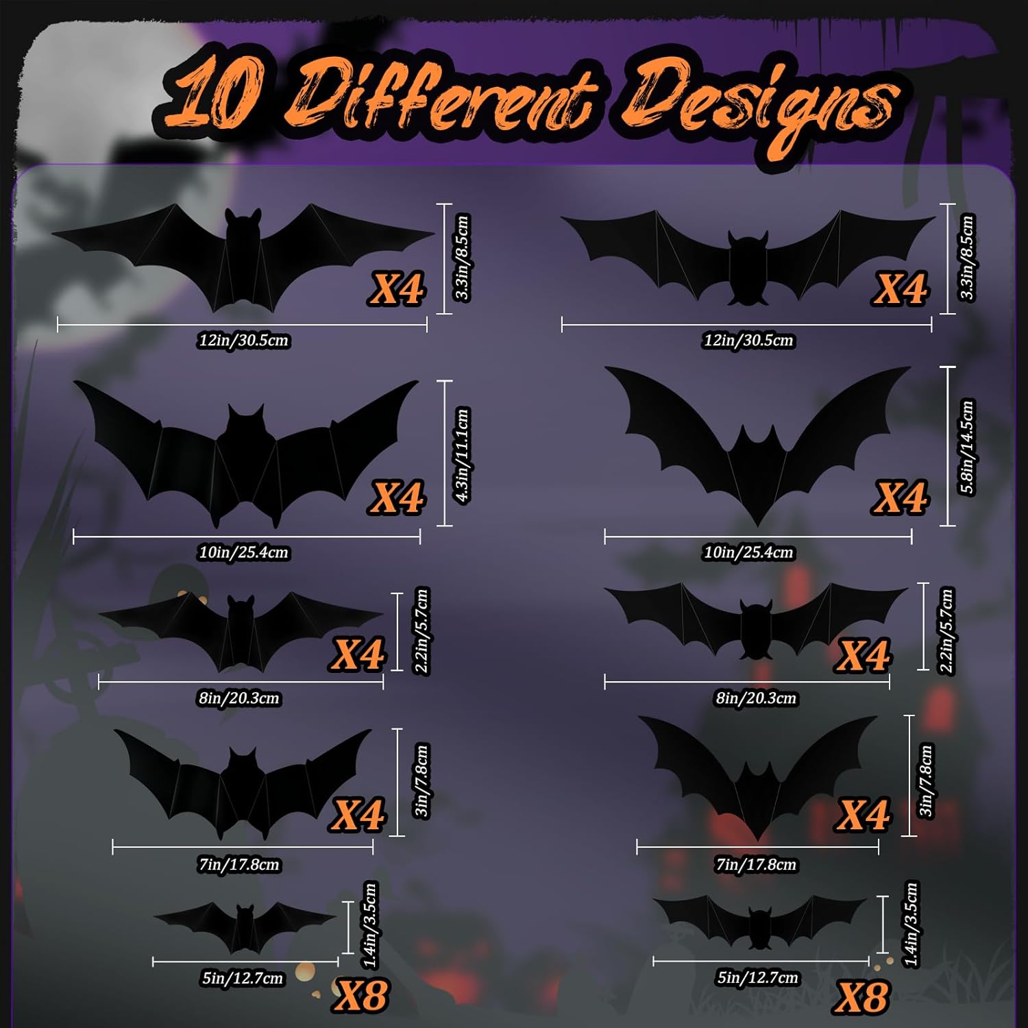 Spookende LED Vleermuizen Decor