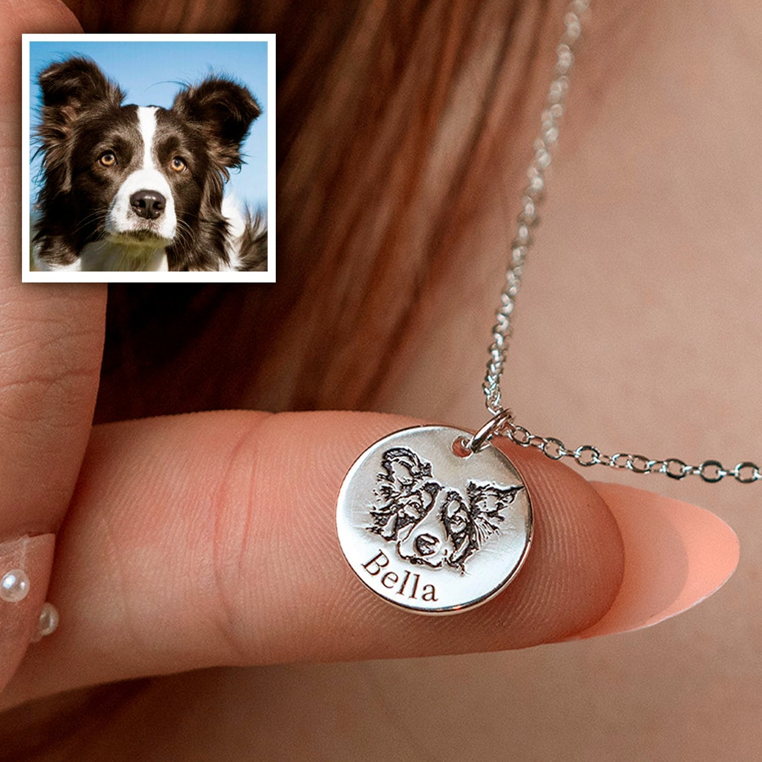 Furry Faces Necklace